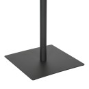 Τραπέζι Nerobian pakoworld mdf σε καρυδί απόχρωση 70x70x75εκ