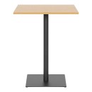 Τραπέζι Nerobian pakoworld mdf σε sonoma απόχρωση 60x60x75εκ