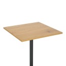 Τραπέζι Nerobian pakoworld mdf σε sonoma απόχρωση 60x60x75εκ