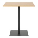 Τραπέζι Nerobian pakoworld mdf σε sonoma απόχρωση 70x70x75εκ