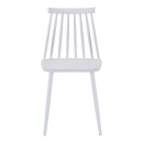 Τραπεζαρία Elijah-Aurora I pakoworld σετ 3τεμ pp σε λευκή απόχρωση Φ60x74εκ