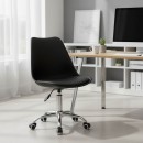 Καρέκλα γραφείου εργασίας Gaston II pakoworld PP-PU μαύρο