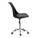 Καρέκλα γραφείου εργασίας Gaston II pakoworld PP-PU μαύρο