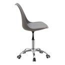 Καρέκλα γραφείου εργασίας Gaston II pakoworld PP-PU γκρι