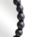 Καθρέπτης Specio pakoworld ξύλο σε μαύρη απόχρωση Φ60x4.5εκ