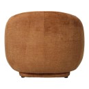 Πολυθρόνα Freya pakoworld ύφασμα σε μελί απόχρωση 93x87x76εκ