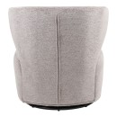 Πολυθρόνα Marelia pakoworld περιστρεφόμενη μπεζ ύφασμα 73x76x76εκ