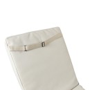 Μαξιλάρι Vertian pakoworld textilene σε μπεζ απόχρωση 58x194x10εκ