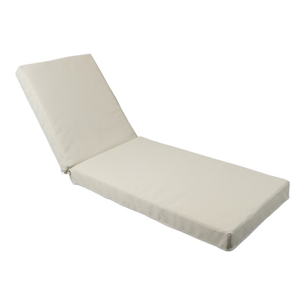 Μαξιλάρι Vertian pakoworld textilene σε μπεζ απόχρωση 58x194x10εκ