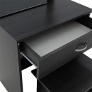 Τουαλέτα κρεβατοκάμαρας Zelia pakoworld με καθρέπτη και σκαμπό χρώμα wenge eo 60x40.5x151εκ