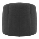 Πολυθρόνα Fassy pakoworld μπουκλέ ύφασμα σε ανθρακί απόχρωση 80x66x80εκ