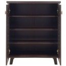 Παπουτσοθήκη-ντουλάπι MANTAM pakoworld 12 ζεύγων χρώμα καρυδί 78x40x92εκ