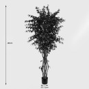 Διακοσμητικό φυτό σε γλάστρα Banyan Inart πράσινο Φ95x180εκ