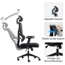 Καρέκλα γραφείου διευθυντή Cadrey pakoworld mesh μαύρο 67x64x120-128εκ