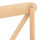 Καρέκλα Dylon pakoworld στοιβαζόμενη ξύλο οξιάς-rattan άβαφη 48x52x89εκ