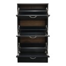 Παπουτσοθήκη Savaz pakoworld σε ανθρακί απόχρωση 60x24x114εκ