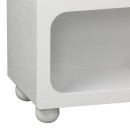 Μπουφές Emersi pakoworld με ράφια mdf σε λευκή απόχρωση 164x34x76εκ