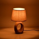 Επιτραπέζιο φωτιστικό Collie Inart Ε14 κεραμικό σε γκρι antique-μπεζ απόχρωση Φ18x29εκ