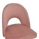 Σκαμπό μπαρ Casenio pakoworld σάπιο μήλο βελούδο-πόδι μαύρο με χρυσό μέταλλο 48x50x117εκ | Συσκευασία 2 τμχ