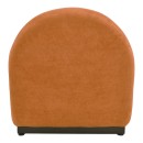 Πολυθρόνα Zenny pakoworld υφασμα terracotta 64x85x68εκ