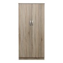 Ντουλάπα δίφυλλη Lego pakoworld σε Sonoma απόχρωση 80x42x180εκ