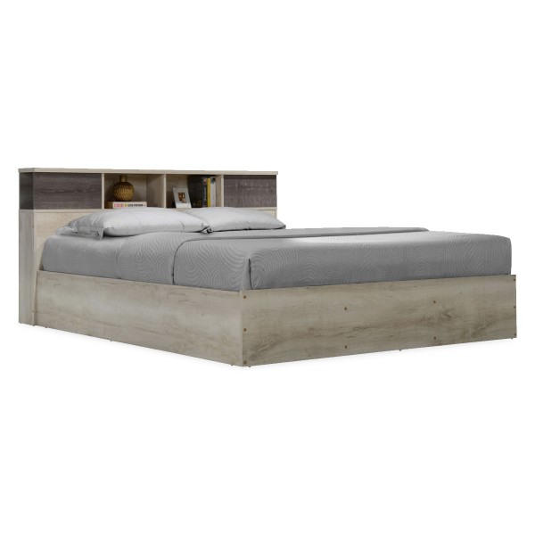 Κρεβάτι OLYMPUS pakoworld χρώμα castillo-toro 160x200εκ