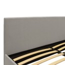 Κρεβάτι Norse pakoworld ύφασμα γκρι με αποθηκευτικό χώρο 160x200εκ