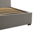 Κρεβάτι Norse pakoworld ύφασμα γκρι με αποθηκευτικό χώρο 160x200εκ