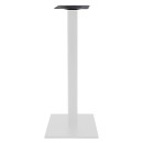 Βάση τραπεζιού bar Staid pakoworld μεταλλική λευκή-μαύρη 40x40x94εκ