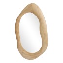 Καθρέπτης οβάλ Enola pakoworld mdf σε φυσική απόχρωση 54x2.5x80εκ