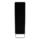 Καθρέπτης Lezour pakoworld βελούδο σε λευκή απόχρωση 50x5x170εκ