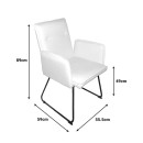 Πολυθρόνα Essential pakoworld ύφασμα χακί-πόδι μαύρο μεταλλικό 55.5x59x89εκ | Συσκευασία 4 τμχ