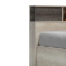 Κρεβάτι OLYMPUS pakoworld σε χρώμα castilo oak 140x200εκ