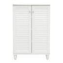 Παπουτσοθήκη-ντουλάπι Santo pakoworld 10 ζεύγων σε λευκή απόχρωση 60x34.5x91.5εκ