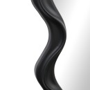 Καθρέπτης Liquid pakoworld pp σε μαύρη απόχρωση 26x2.7x39εκ