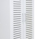 Παπουτσοθήκη-ντουλάπα SANTE pakoworld 21 ζευγών σε λευκή απόχρωση 60x37x183εκ