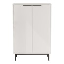 Παπουτσοθήκη Kinga 5ραφιών pakoworld σε λευκή απόχρωση 72x35.5x105.6εκ