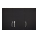 Πατάρι ντουλάπας τρίφυλλο Lego pakoworld σε sonoma-ανθρακί απόχρωση 90x41.5x60εκ