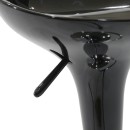 Σκαμπό μπαρ Felice pakoworld πτυσσόμενο μαύρο-βάση χρωμίου 40x43x84εκ | Συσκευασία 2 τμχ