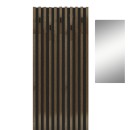 Έπιπλο εισόδου Arika pakoworld λευκό-sonoma 100x37x199.5εκ