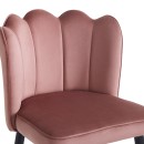 Σκαμπό μπαρ Velvi pakoworld βελούδο σε σάπιο μήλο απόχρωση 46x45x105.5εκ | Συσκευασία 2 τμχ