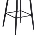 Σκαμπό μπαρ Velva pakoworld βελούδο σε σάπιο μήλο απόχρωση 46x45x113εκ | Συσκευασία 2 τμχ