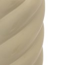 Βάζο Dermel pakoworld κεραμικό σε μπεζ απόχρωση Φ12x25εκ