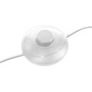 Φωτιστικό δαπέδου Fenxi pakoworld Ε27 μέταλλο σε λευκή-ασημί απόχρωση 105x30x178εκ