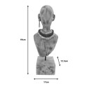 Προτομή Ebia I Inart μάνγκο ξύλο-μέταλλο σε φυσική απόχρωση 17x12.5x44εκ