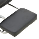 Καρέκλα γραφείου διευθυντή με υποπόδιο Zanci pakoworld pu μαυρο 70x66x112-120εκ