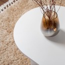 Τραπέζι σαλονιού Tabletod pakoworld σε λευκή απόχρωση 119x60x40εκ