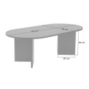 Τραπέζι σαλονιού Tabletod pakoworld σε λευκή απόχρωση 119x60x40εκ
