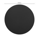 Επιφάνεια τραπεζιού Sensie pakoworld τ.Werzalit ανθρακί Φ70εκ