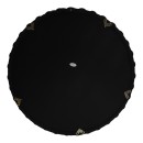 Καθρέπτης Specio pakoworld ξύλο σε μαύρη απόχρωση Φ60x4.5εκ